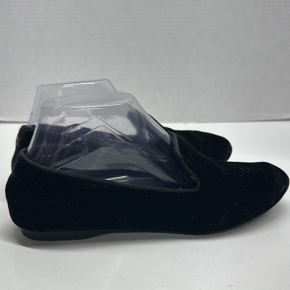 Birdies Starling Loafers Slip On Flat Shoes Velvet Shearling Lined Black 7.5 - Picture 6 of 9